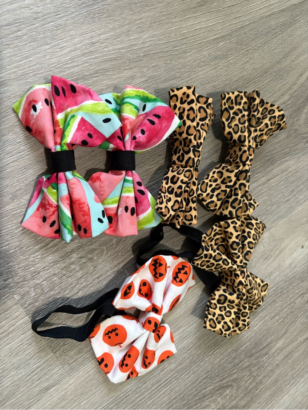 Kids Hair Bow & Headband Set - Multi-Pattern